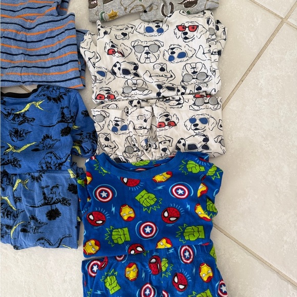 4T Marvel Avengers LS Set & 4 sets Carter Boys Long/Short Sleeve Bottoms Pajamas - Picture 7 of 16